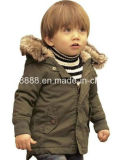 Boy Winter Warm Jacket Gown Kids Hoodie Outwears Coat