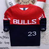 T1201 Autumn Winter Sweater Korean Style Kids Wear Pure Cotton Double-Layer Boys Baby Knitted Shirt for Wholesale