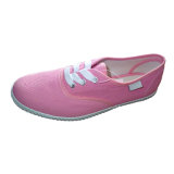 New Sneakers Pink Color Sport Canvas Shoe for Women