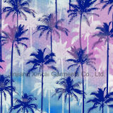80%Polyamide 20%Elastane Palm Printing Fabric for Bikini