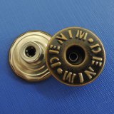 Classicl Antique Brass Material in Copper Shank Button for Jeans (HD2184-17)
