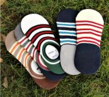 British Style in Stripe Invisible Anti-Skid Non-Slippery Grip Socks