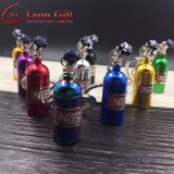 Factory Wholesale Metal Colorful Fashion Nos Bottle Key Chain