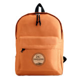 Backpack with Outside Pocket with Zipper with Customized Logo