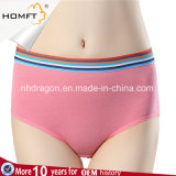 New Style Women Colorful Elastic Cotton Briefs MID-Waist Classic Panties Lady Panty Underwear