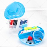 Portable Sewing Kit in Plastic Box