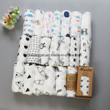 Baby Cotton Muslin Swaddle Blankets Gift Set Baby Muslin Swaddle Blankets Nursery Swaddling Blanket Shower Gift Sets Breathable Soft Esg10242