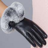 PU Gloves Rabbit Ball Gloves Leather Gloves