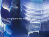 Transparent PVC Curtain Strips / Polyester Door Curtain for PVC Door (HF-K59)