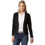 Fancy Two Button Morden Fit Black Suit Blazer for Women