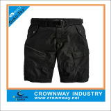 100% Cotton Casual White Cargo Shorts for Mens