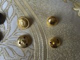 Metal Gold Shank Sewing Fashion Buttons