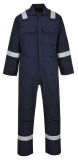 100% Cotton Navy Color Fr Flame Retardent Coverall