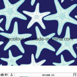 Star Fish 80%Polyamide 20%Elastane Pritning Fabric for Swimwear or Sports Wear