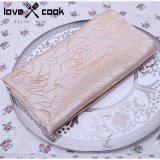 Polyester Quality Jacquard Flower/Bloom Design Wide Width Table Cloth (DPF10789)