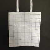 Long Handles Cotton&Canvas Promotional Shopping Bag with Screen Printing