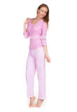 Ladies Long Sleeve Pajama Set (PJ-9095)