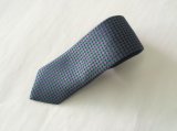 Men's High Quality Green Colour Purple Style Pure Woven Silk Neckties