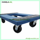 4 Solid Tire Rolling Moving Crate Skate Dolly with Cushion