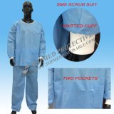 Hot! Polypropylene Disposable Scrub Suits, Hospital Uniform, Disposable Patient Uniform