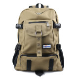 New Fashion Arcuate Shouider Strap Zipper Solid Casual Bag Male Backpack School Bag Canvas Bag Designer Backpacks for Men