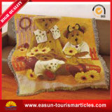 Printed Fleece Baby Blanket with Toy