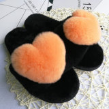 New Design High Quality Rabbit Faux Snoozies Fur Slippers