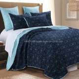 Cotton Embroidered Quilt in Navy (DO6071)