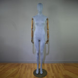 Full Body Suede Fabric Wrapped Female Mannequin for Stores