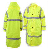 Police Reflective Raincoat with High Quality (SYPR-100)