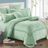 Soft Light Green Woven Bedding Sets 100%Cotton for Home