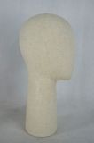Head Mannequin Wrapped with Linen