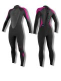 Women's Neoprene Full Body Surfing Wetsuit with Ultra Stretch Nylon on Both Sides