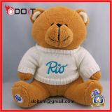 Promotion Teddy Bear Embroidery Logo Sweater Teddy Bear for Promotion