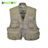 Outdoor Waterproof and Breathable Mesh Fishing Vest for Men