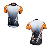 Zipper up Man's Cycling Jersey with Anti-Bacterial