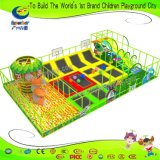 Ce Standard Trampolinewith Big Ball Pool and 3 Waves Slide