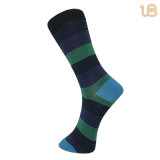 Men's Stripe Pattern Happy Sock