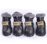 Colorful Leather Pet Dog Boots in Stable Quality