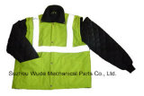 Uja003polyester Oxford PVC/PU Non-Breathable/PU Breathable Coat Reflective Cloth Parka Raincoat Worksuit Jacket