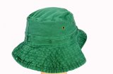 Custom Wide Brim Finish Lesiure Bucket Cap Washed Cotton Booney Hat