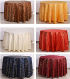 Wholesale Jacquard Round Polyester Tablecloth