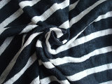 Linen Yarn Dyed Stripe Single Jersey