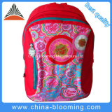 Red Printed Polyester Girls Student School Back Pack Bag Backpack