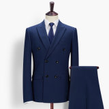 Double Breasted Tailored Business Mens Suit