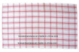Factory Produce Customized Checked Cotton Woven Tea Towel Mat