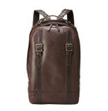 High End Low Price Vintage Brown Cow Leather Laptop Bag Backpack