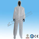 Topmed Hot Sale Disposable Coverall with Hood and Shoe Cover