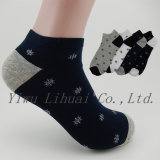 New Style Anchor Patterned Mens Slippers Cotton Short Boat Socks