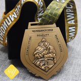 Factory Made Good Quality 3D Custom Police Gold Military Medals
